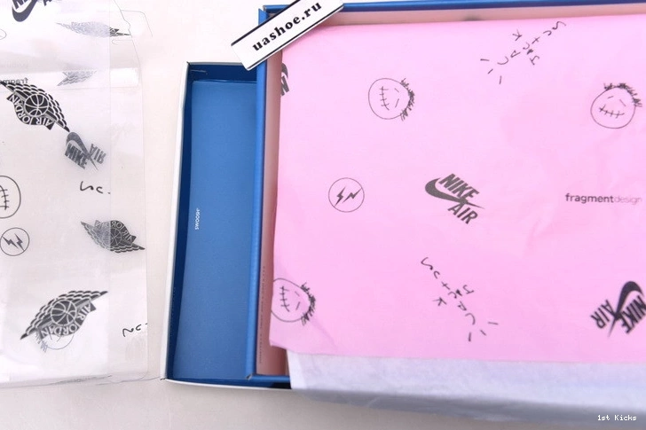 Military Fragment DH3227-105 Blue Jordan Travis Scott 1 Air 0316